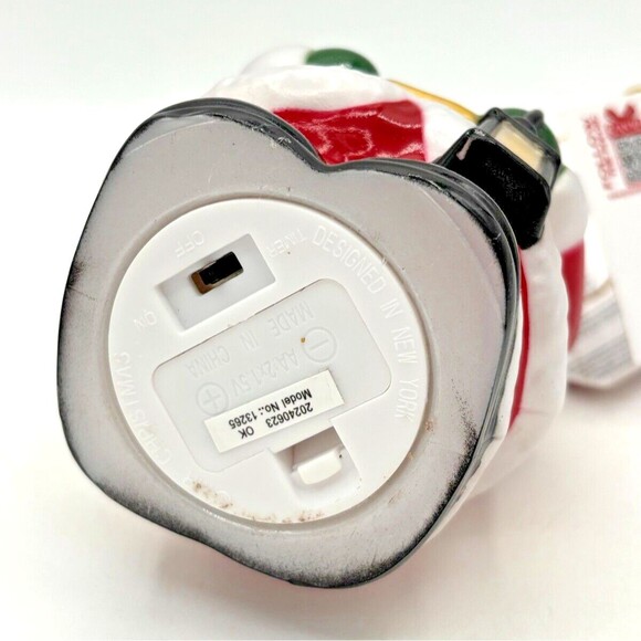 Mr Christmas Santa Blow Mold Ornament Macys‎ Battery Operated LED w/Timer Indoor - Picture 5 of 11